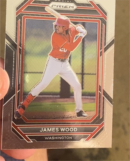 2023 Panini Prizm #47 James Wood — front