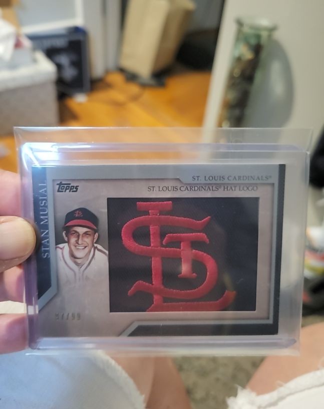 2010 Topps Baseball Hat Logo #MHR-99 Stan Musial — front