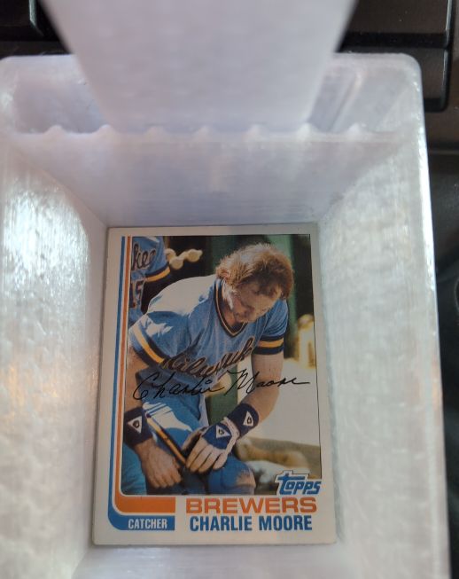 1982 Topps #308 Charlie Moore — front