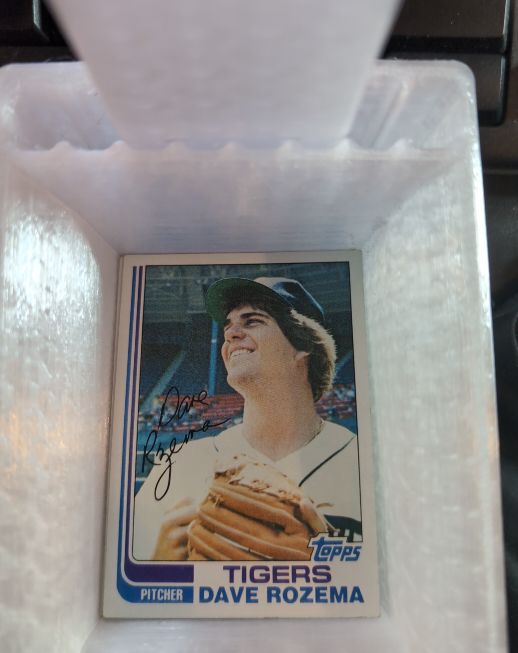 1982 Topps #319 Dave Rozema — front
