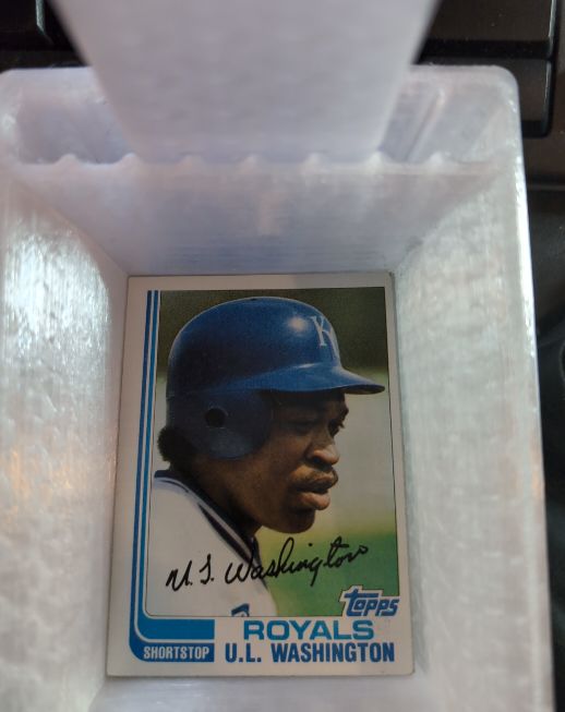 1982 Topps #329 U.L. Washington — front
