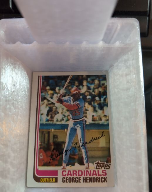 1980 Topps #25 George Hendrick — front
