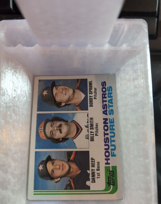 1982 Topps #441 Danny Heep, Billy Smith, Bobby Sprowl Houston Astros Future Stars — front