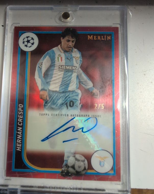 2023-24 Topps Merlin UEFA Champions League #2/5 Hernán Crespo — front