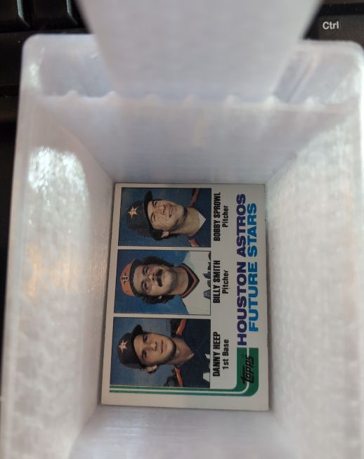 1982 Topps #441 Houston Astros Future Stars Danny Heep / Billy Smith / Bobby Sprowl — front