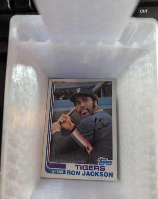 1982 Topps #488 Ron Jackson — front