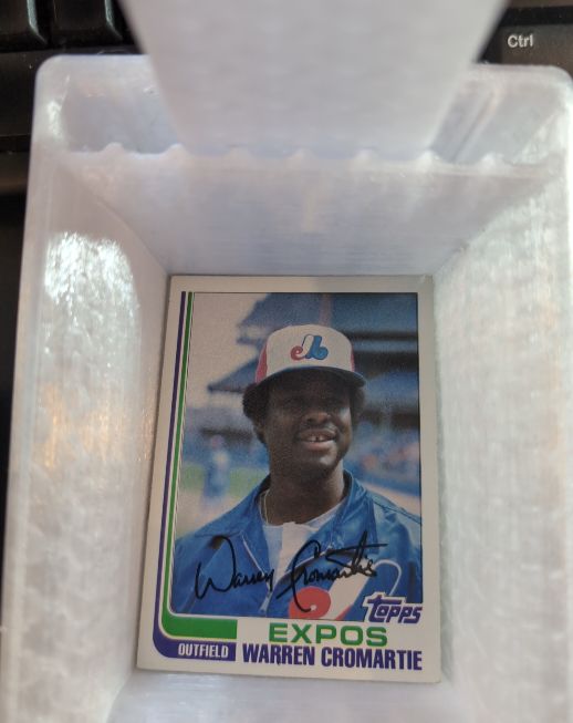 1982 Topps #695 Warren Cromartie — front