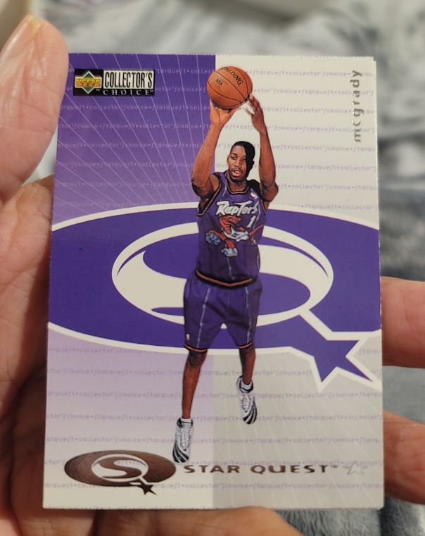 1997-98 Upper Deck Collector's Choice Star Quest #SQ96 Tracy McGrady — front
