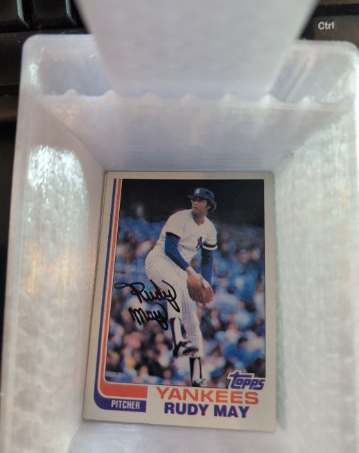 1982 Topps #735 Rudy May — front
