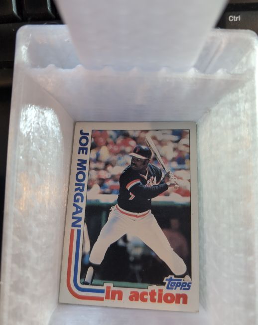 1982 Topps #755 Joe Morgan In Action — front