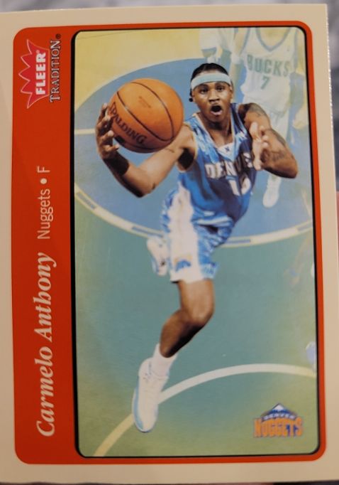 2004-05 Fleer Tradition #17 Carmelo Anthony — front