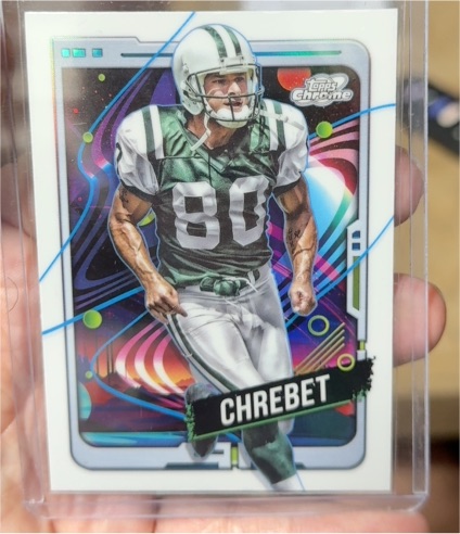 2024 Topps Chrome Cosmic #73 Wayne Chrebet — front