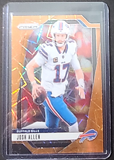 2024 Panini Mosaic Josh Allen Orange Reactive Prizm — front