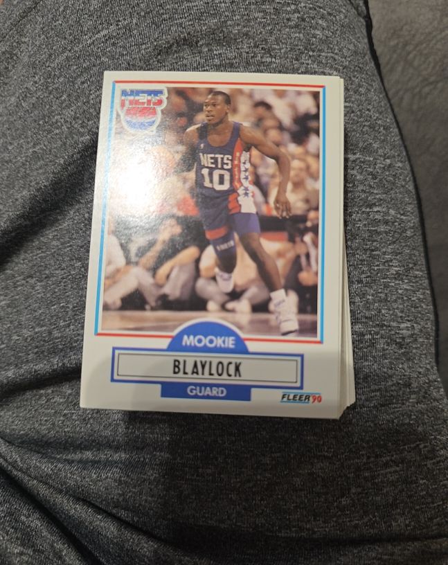 1990-91 Fleer #117 Mookie Blaylock — front