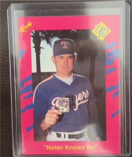 1990 Classic Update #T26 Nolan Ryan Nolan Knows Bo — front
