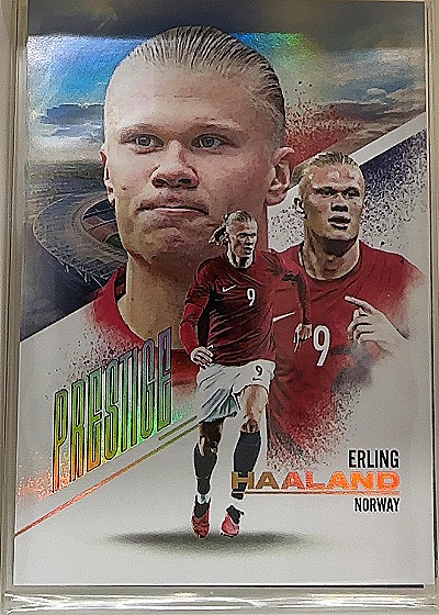 2024 Futera FX World Football Prestige Erling Haaland — front