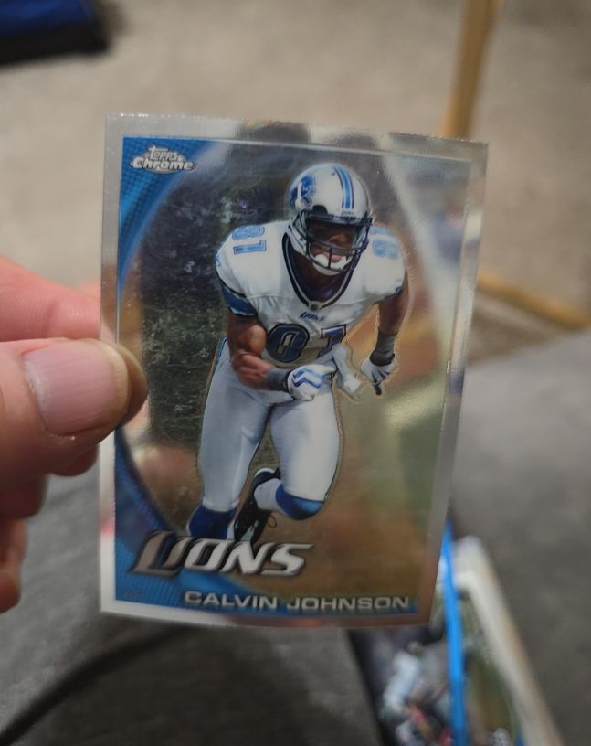 2010 Topps Chrome #C193 Calvin Johnson — front