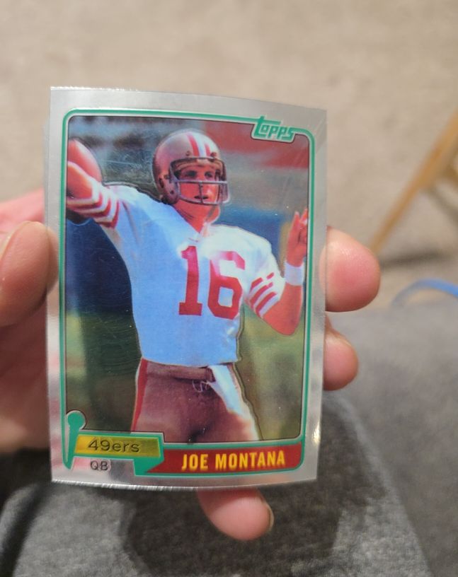 1981 Topps #216 Joe Montana — front