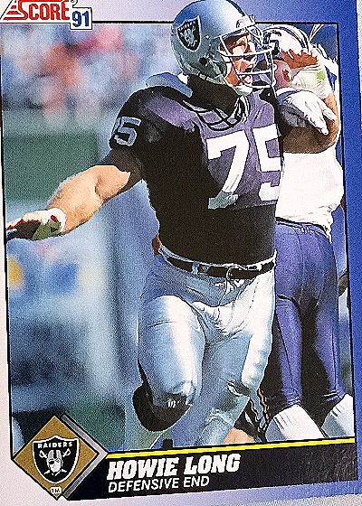 1991 Score #75 Howie Long — front
