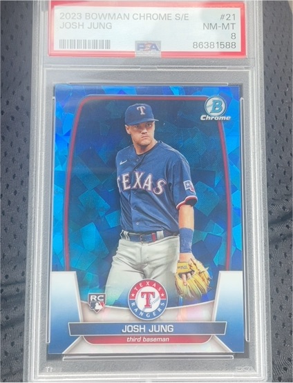 2023 Bowman Chrome #21 Josh Jung — front