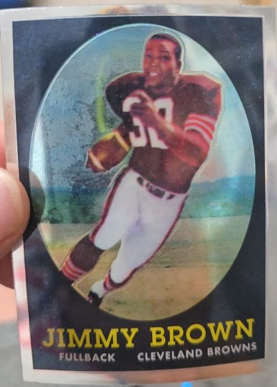 1958 Topps #62 Jim Brown — front