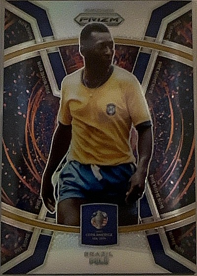 2024 Panini Prizm Copa America #40 Pelé Phenomenon Silver Prizm — front
