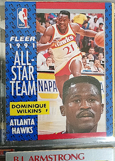 1991-92 Fleer #212 Dominique Wilkins — front