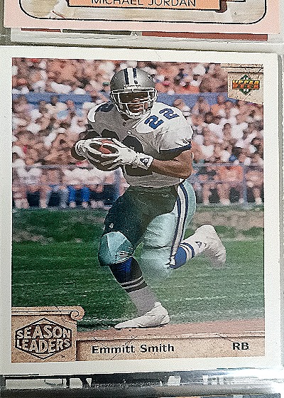 1992 Upper Deck Season Leaders #SL2 Emmitt Smith — front