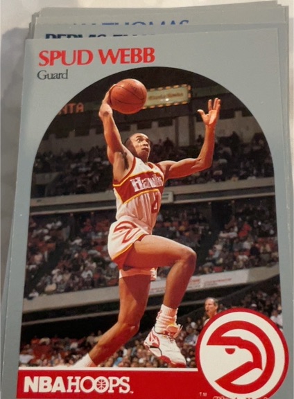 1990-91 Hoops #35 Spud Webb — front