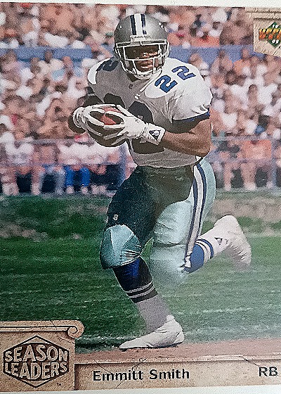 1991 Fleer Ultra #165 Emmitt Smith — front