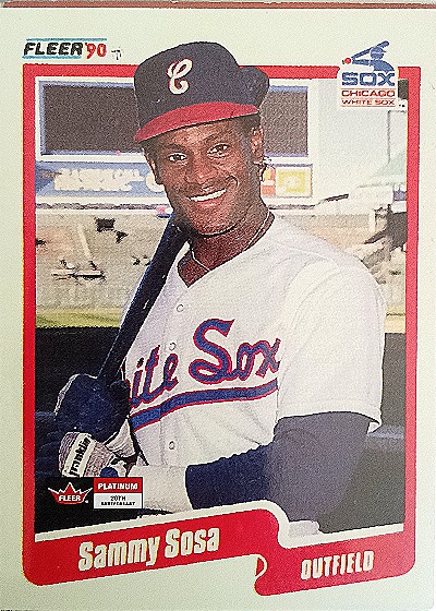 2001 Fleer Platinum 20th Anniversary Reprints #11 Sammy Sosa — front