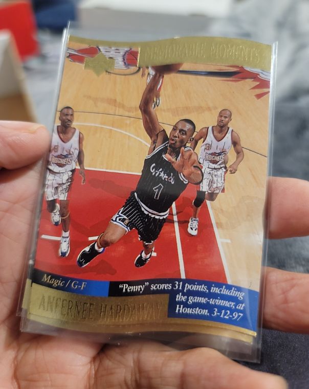 1997-98 Upper Deck Memorable Moments #5 Anfernee Hardaway — front