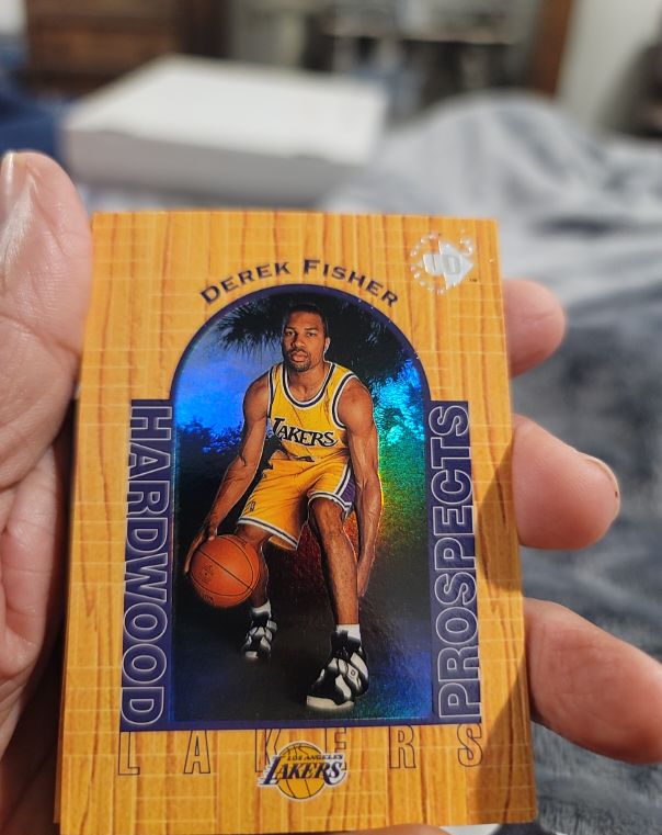 1996-97 Upper Deck UD3 #16 Derek Fisher Hardwood Prospects Rookie — front
