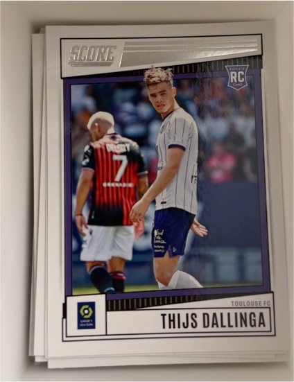 2022 Panini Score #RC Thijs Dallinga — front