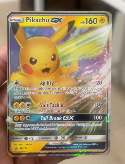 2019 Pokémon SM232 Pikachu GX — front