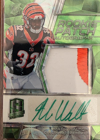 2019 Panini Spectra #33 Mary Walton Rookie Patch Autographs — front