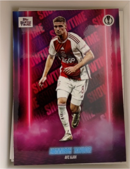 2023-24 Topps Showtime UEFA Club Competitions #NNO Kenneth Taylor — front