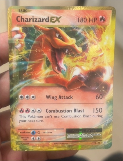 2016 Pokémon XY Evolutions #12 Charizard EX — front