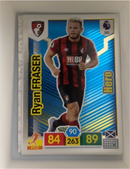 2019 Panini Adrenalyn XL #365 Ryan Fraser — front
