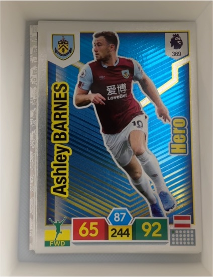 2019-20 Panini Adrenalyn XL #369 Ashley Barnes — front