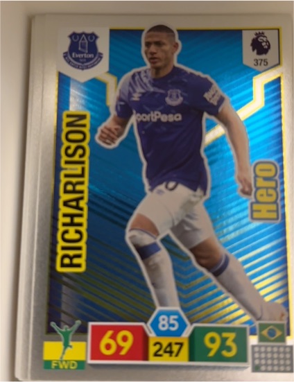2019 Panini Adrenalyn XL Premier League #375 Richarlison — front
