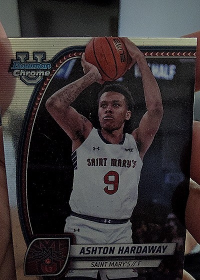 2024-25 Bowman University Chrome #93 Ashton Hardaway — front