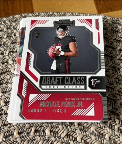 2024 Panini Contenders Draft Class #9 Michael Penix Jr. — front