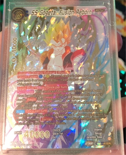 2022 Dragon Ball Super Card Game BT22-137 SS Gogeta: Fusion Reborn — front