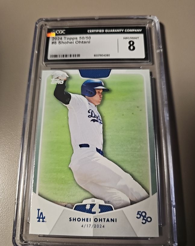 2024 Topps 50/50 #8 Shohei Ohtani — front