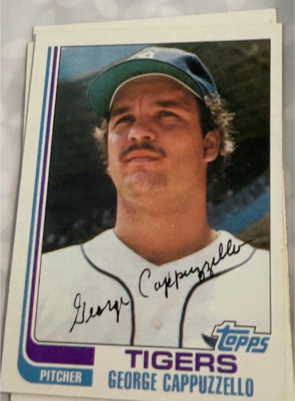 1982 Topps #137 George Cappuzzello — front
