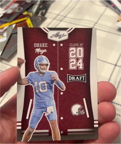 2023 Leaf Draft #79 Drake Maye — front