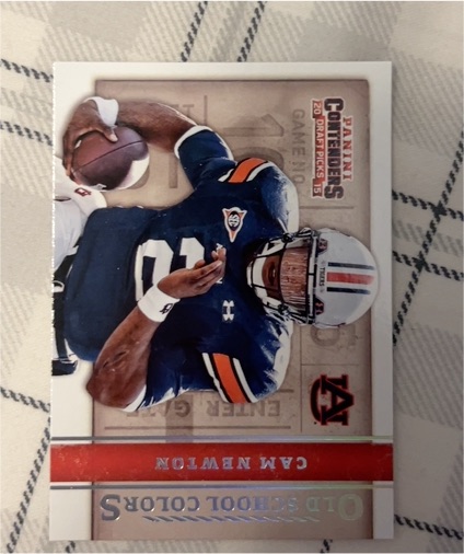 2015 Panini Contenders Draft Picks #10 Cam Newton — front