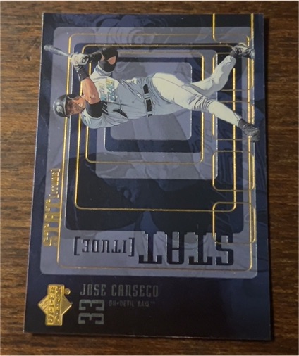 2000 Upper Deck Statitude #S20 Jose Canseco — front
