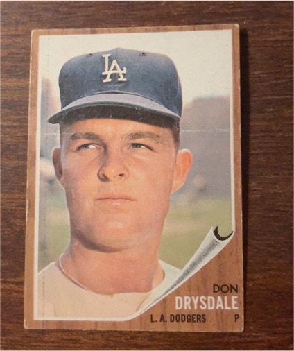1962 Topps #340 Don Drysdale — front